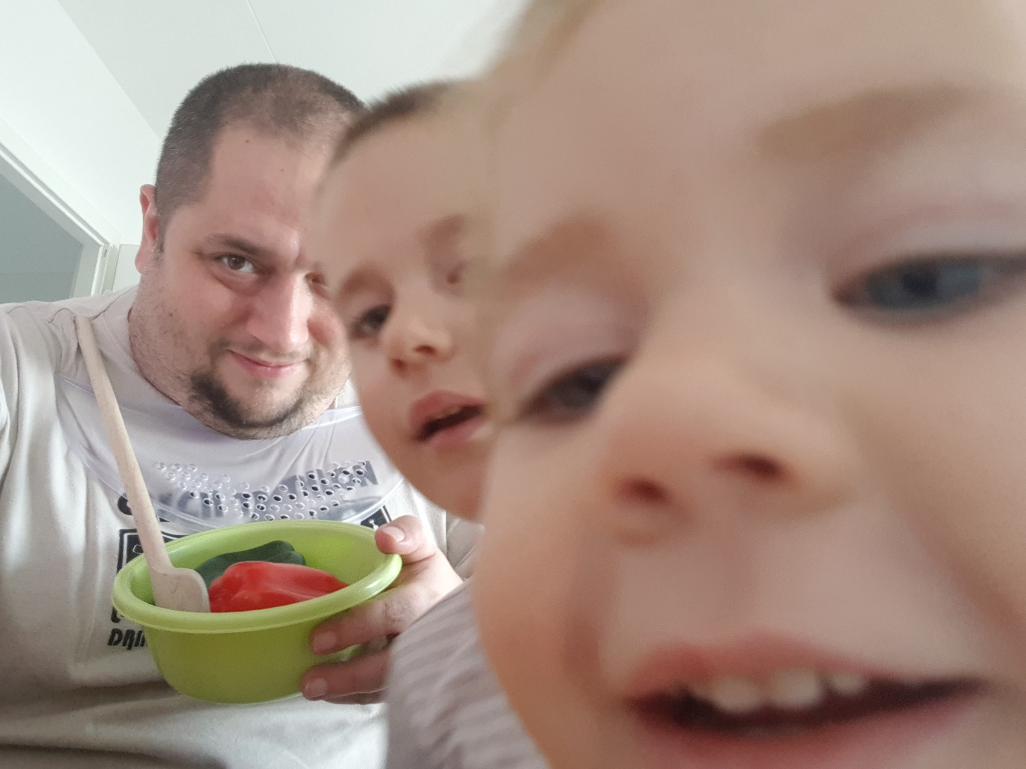 Společná fotografie s dětmi